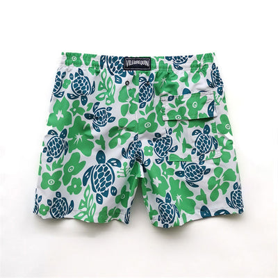 Men's turtle print beach pants
