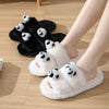 Parallel Bars Panda Cotton Slippers Female Home