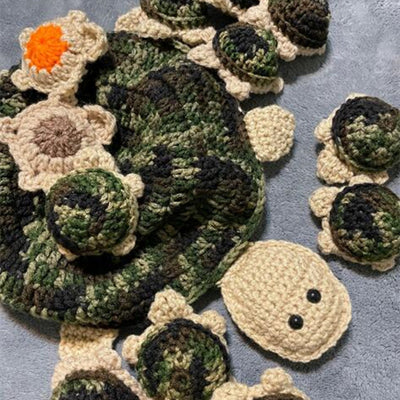 Cute Cartoon Turtle Doll Handmade Knitted