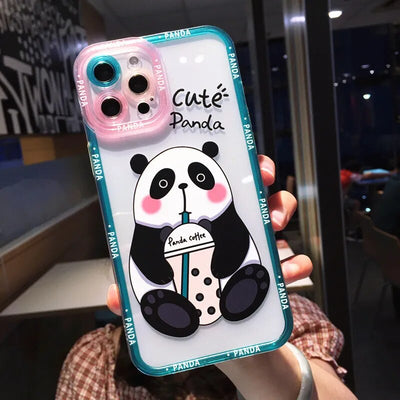 Cute panda iPhone cover