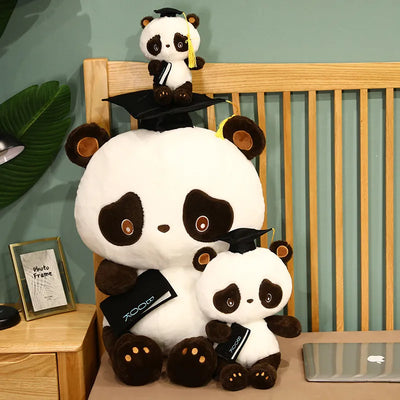 Panda Graduation Plush Toy