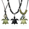 Men's Antique Beads Turtle Pendant