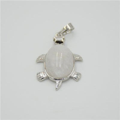 Turtle Necklace Pendant Natural Stone
