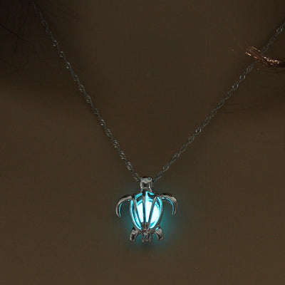 3 colors Turtle Glow In The Dark Necklaces