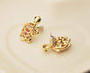 Turtle Earrings Gold Color