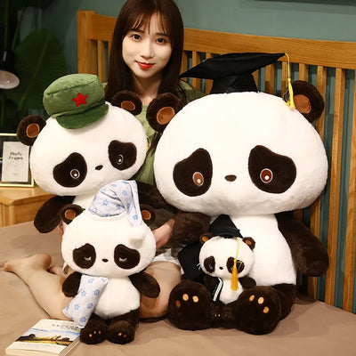 Panda Graduation Plush Toy