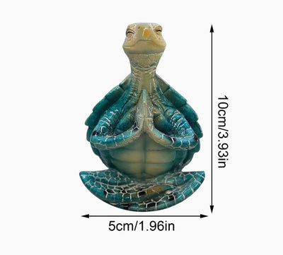 Sea Turtle Yoga figurine