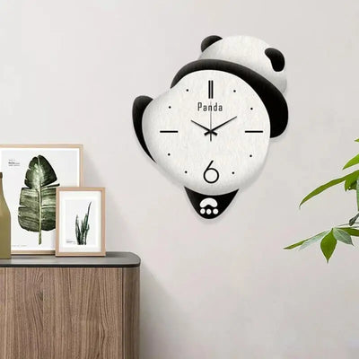 Cute Panda Home Clock