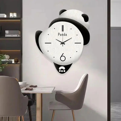 Cute Panda Home Clock