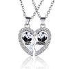 2pcs / Set Panda Love necklace
