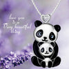 Mother Child Panda Necklace