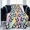 Panda Blanket Soft Flannel Fleece