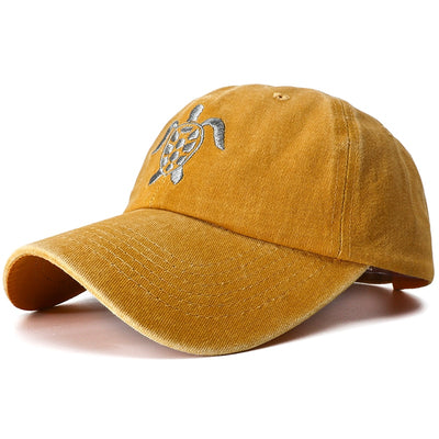 Turtle Embroidered Baseball Cap