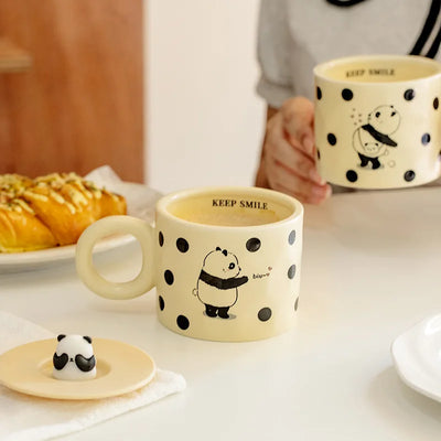 3D Panda Ceramic Mug