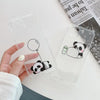 Funny Cute Animals Pandas Phone Case For iPhone 14 11 12 13 Pro Max X XR XS Max 7 8 Plus Camera Protection Clear Soft Cover