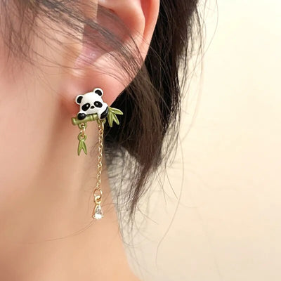 Panda earring