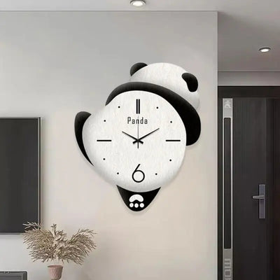 Cute Panda Home Clock