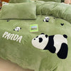 Panda Cloud Velvet Bedding Set