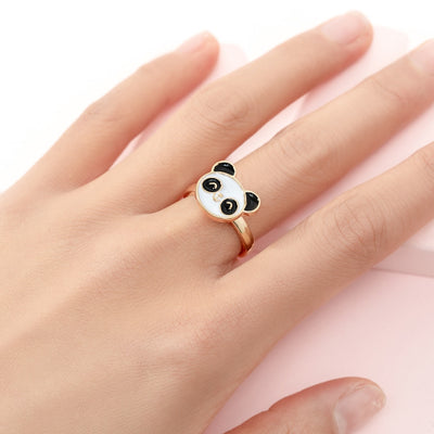 Panda Finger Ring