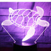 3D Lamp Green Sea Turtle color changing lamp