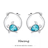 Luxury Turtle Hoop Earrings