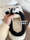 Cute Panda Cotton Slippers For Couples