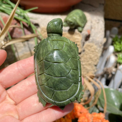 2pcs 80mm Natural Handmade Turtle