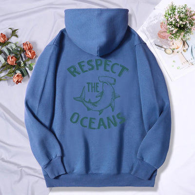 Respect The Oceans Shark hoodie