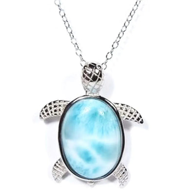 925 Sterling Silver Natural Larimer Pendant