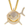 Hip Hop Shark Necklace